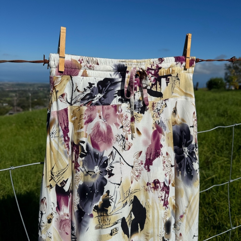 Buddha Pants FLOWER SAVANNAH HAREM PANT Sakura Yoga Xs - Picture 4 of 10